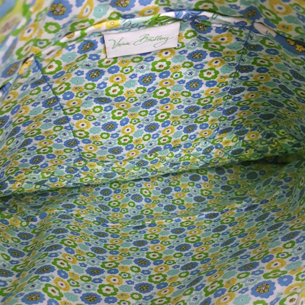 Vera Bradley multicolor floral bag purse fabric spring summer - Picture 6 of 7